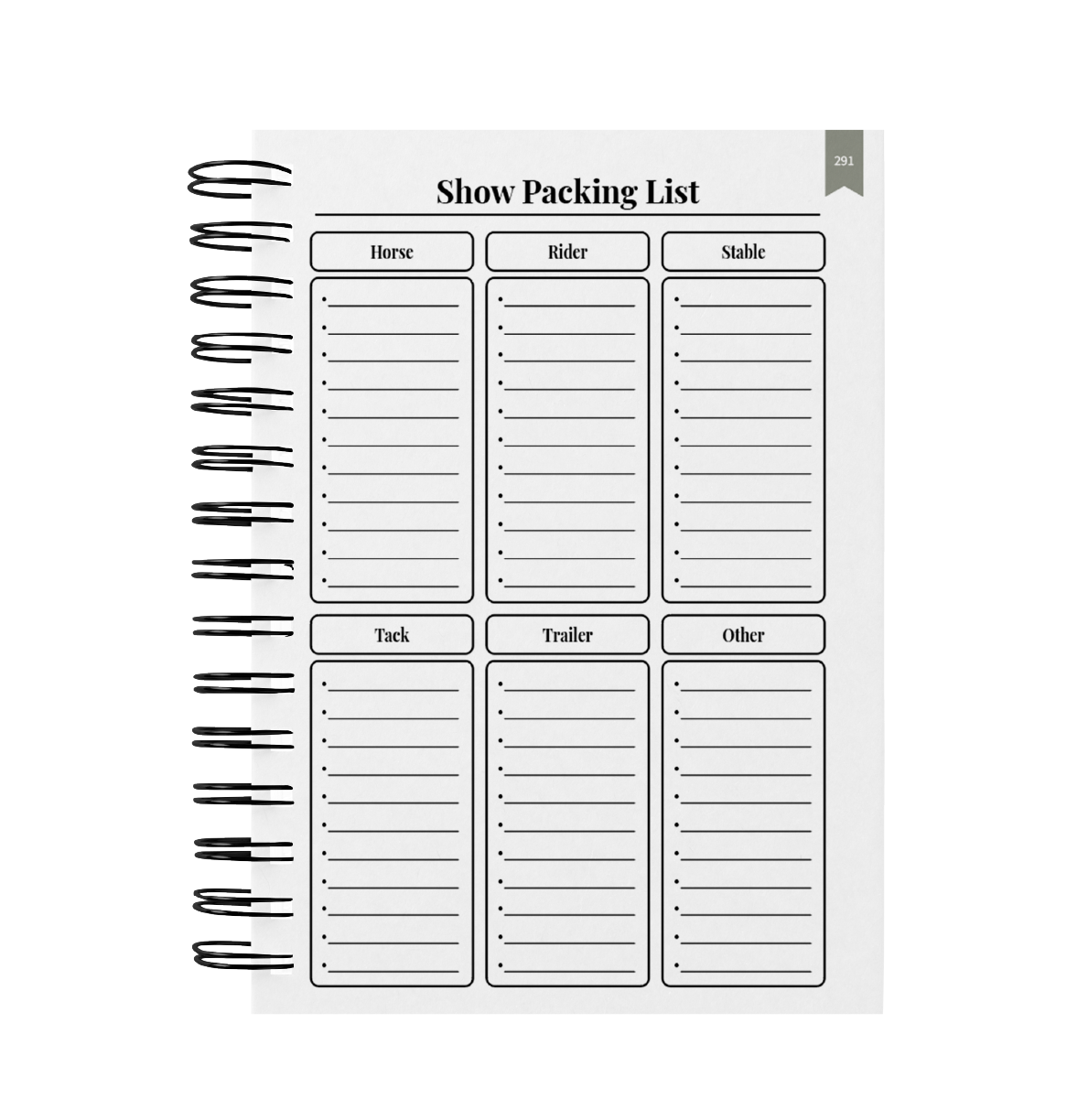 The Equine Planner - PREORDER